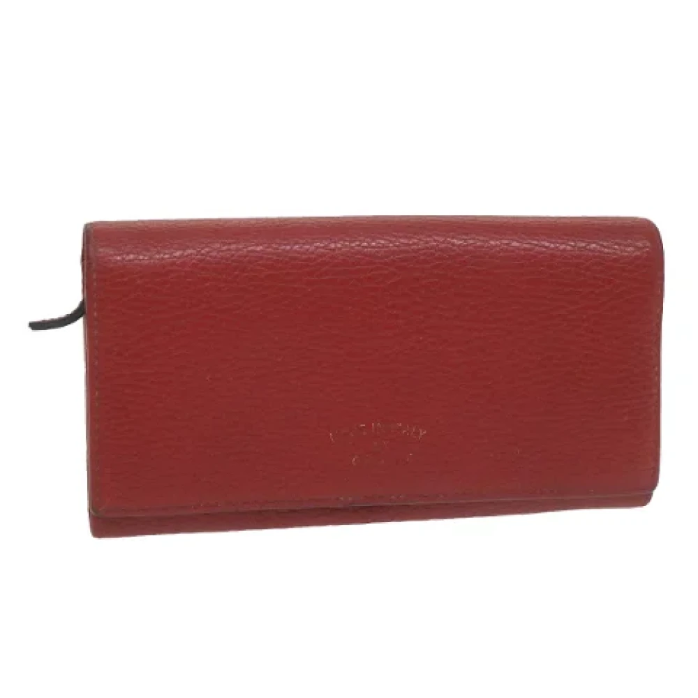 Gucci Vintage Pre-owned Leather wallets Red Dames