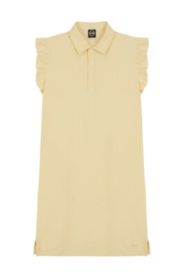 yellow-pique-cotton-dress-with-rouge-sleeves