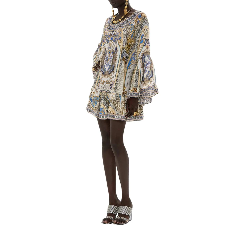 Camilla Ruche A-lijn Jurk Mozaïekstijl Multicolor Dames