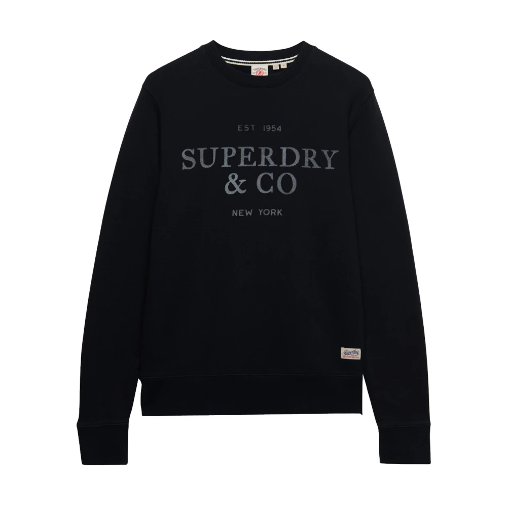 Superdry Herren Ton Für M2014717a Sweatshirt 1954 Company Relaxed Marineblau (Xxl), Lässig, Baumwolle - Bild 4