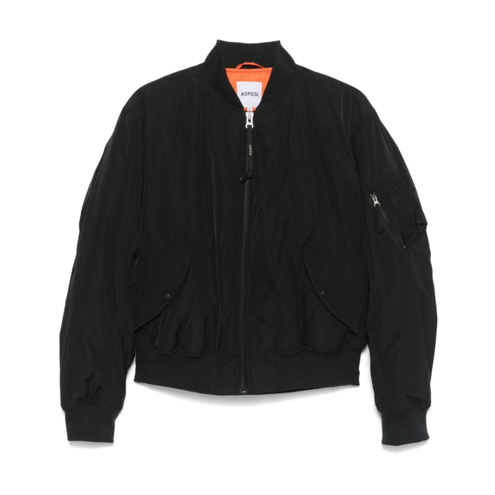 Aspesi Zwarte Gunner II Jas Black Dames
