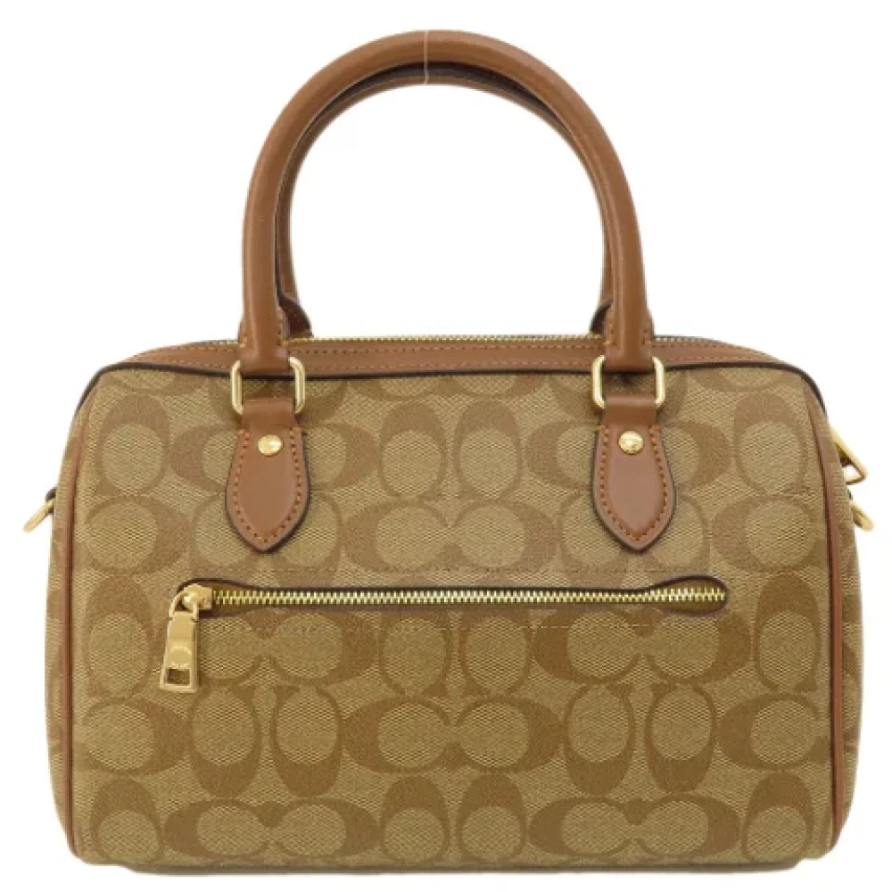 Coach Pre-owned Canvas handbags Brown Dames