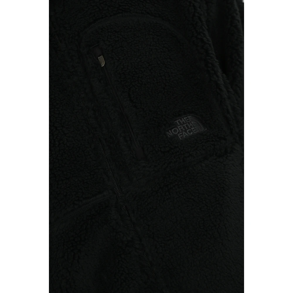 The North Face Zwarte Teddy Stof Damesjas Black Heren