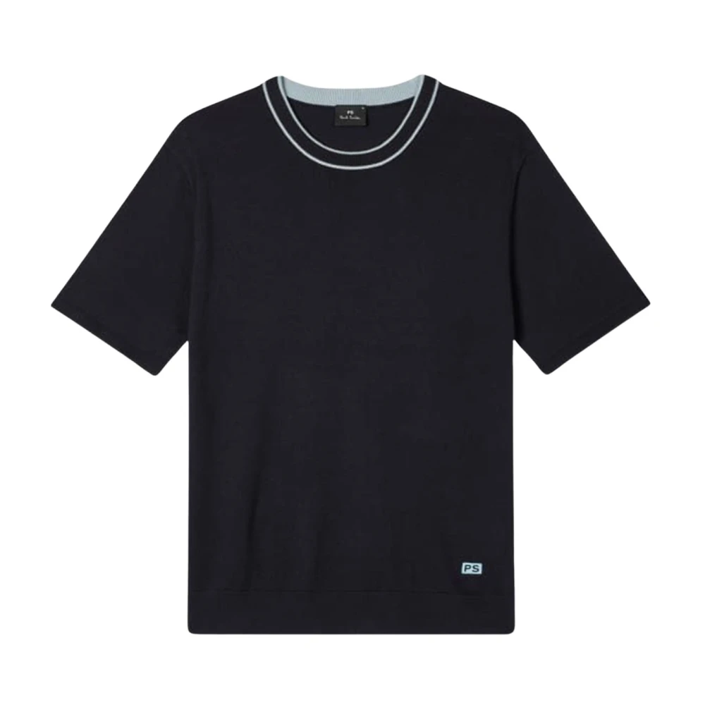 Paul Smith Men's Blue Round-Neck Knitwear, L, T-Shirt 819