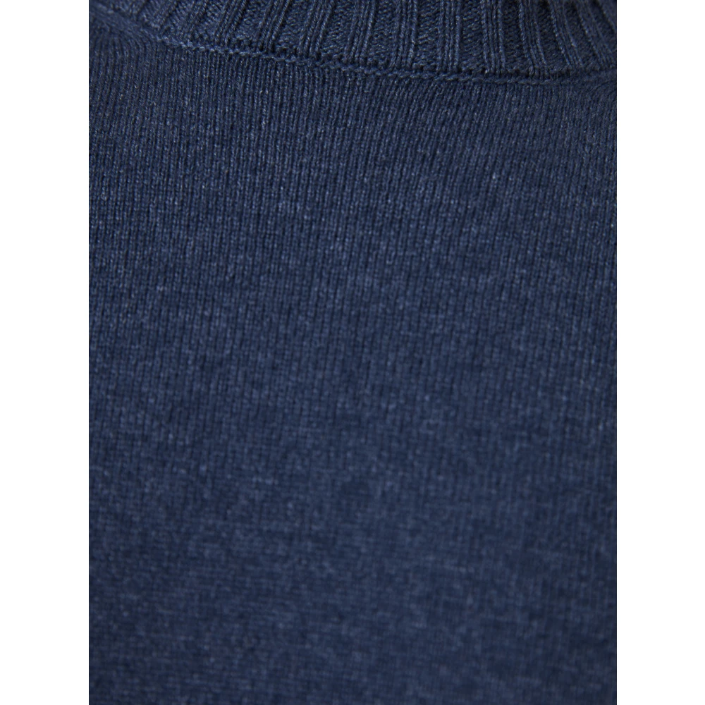 Gran Sasso Luxe Wol Kasjmier Gebreide Kleding Blue Heren
