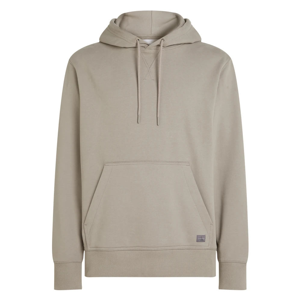 Calvin Klein Men's Gray Minimalist Hoodie Jumper - Hoodies - L - Sweatshirts & Hoodies