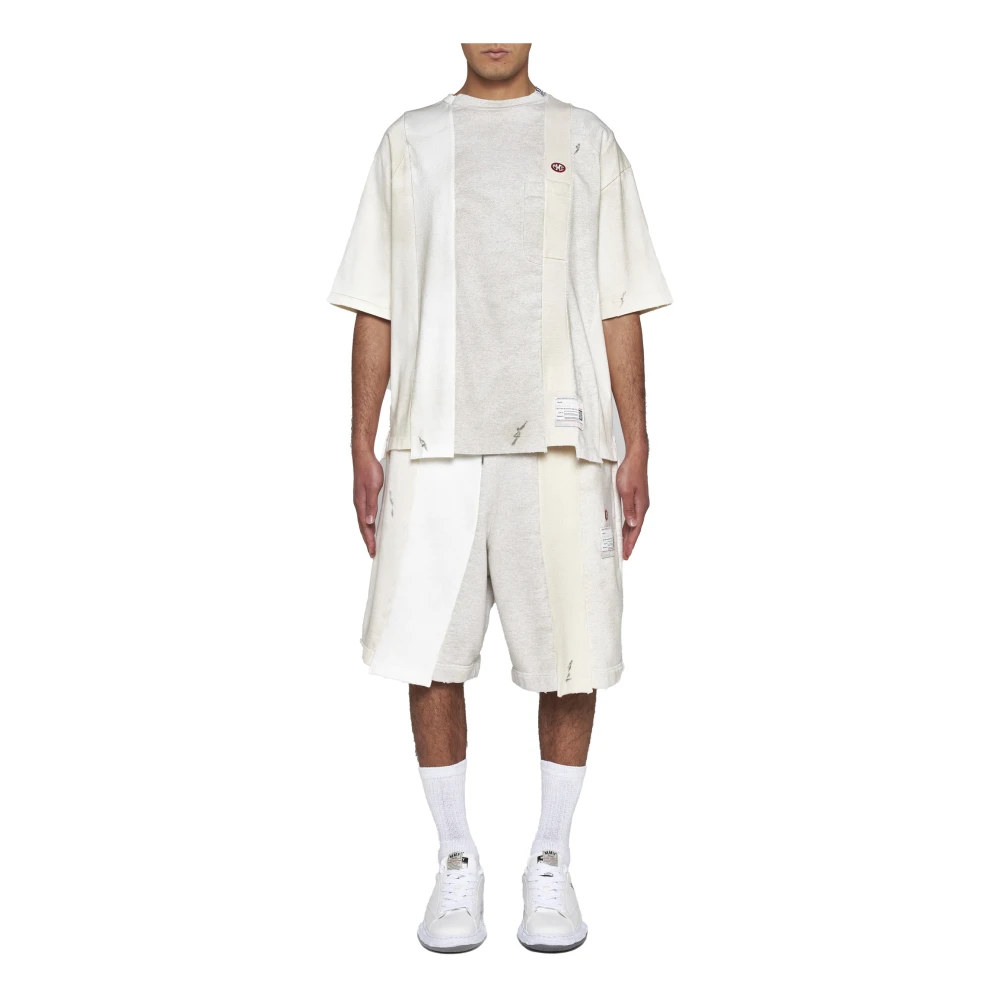 Mihara Yasuhiro Witte T-shirts en Polos Multicolor Heren