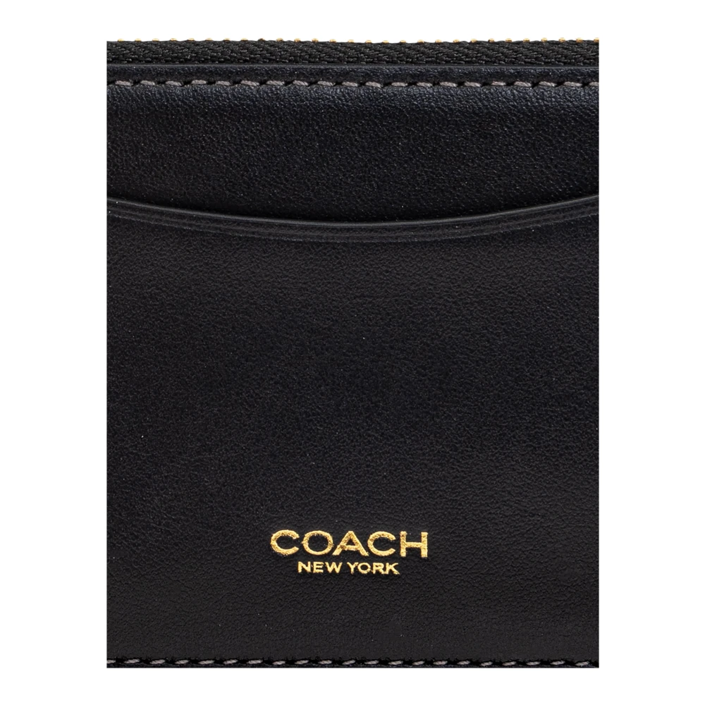 Coach Leren kaarthouder Black Dames