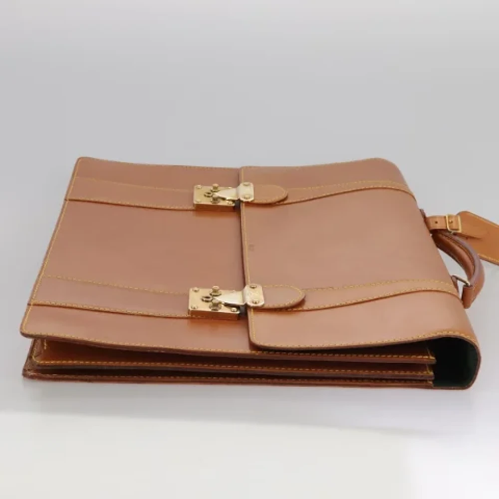 Louis Vuitton Vintage Pre-owned Leather handbags Brown Dames