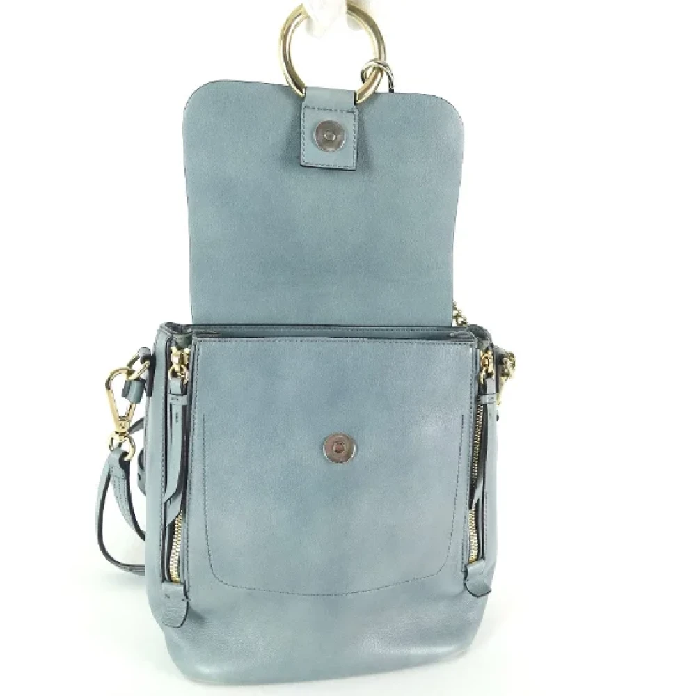Chloé Pre-owned Leather backpacks Blue Dames