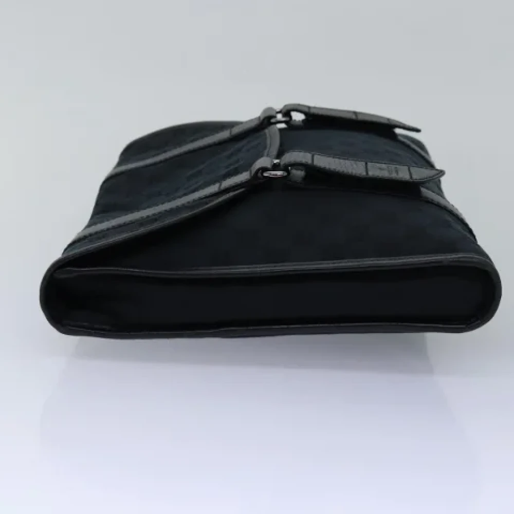 Gucci Vintage Pre-owned Fabric home-office Black Dames