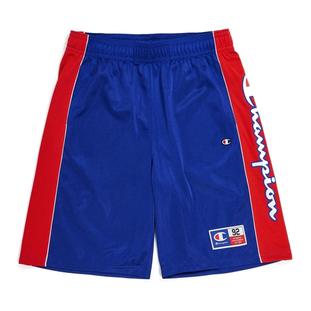 Champion Royal Basket USA Logo Shorts Blue Heren