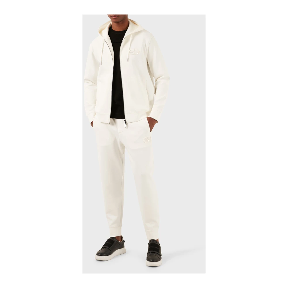 Emporio Armani Hot White Broek Stijlvol Comfortabel Zakken White Heren