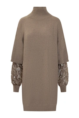 Sequin-Embellished Sweater