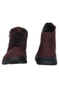 bottine-large-rouge