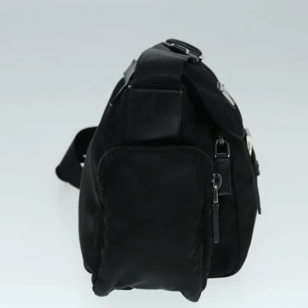 Prada Vintage Pre-owned Nylon prada-bags Black Dames