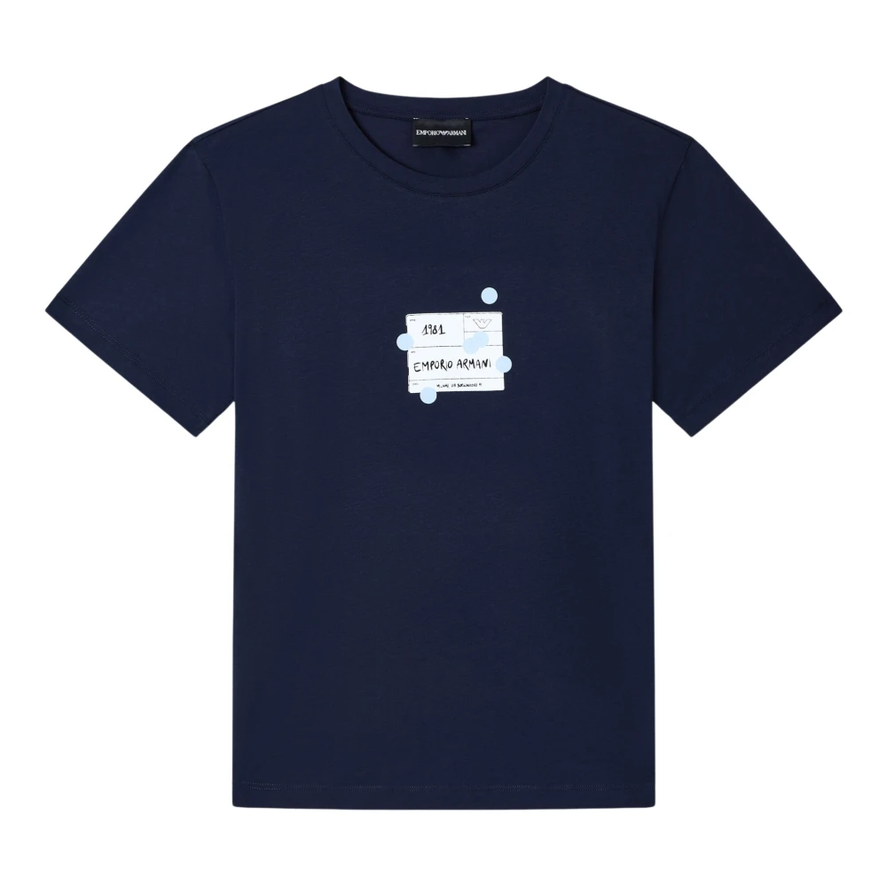 Emporio Armani Damen Blau Oberteile, Lgröße: