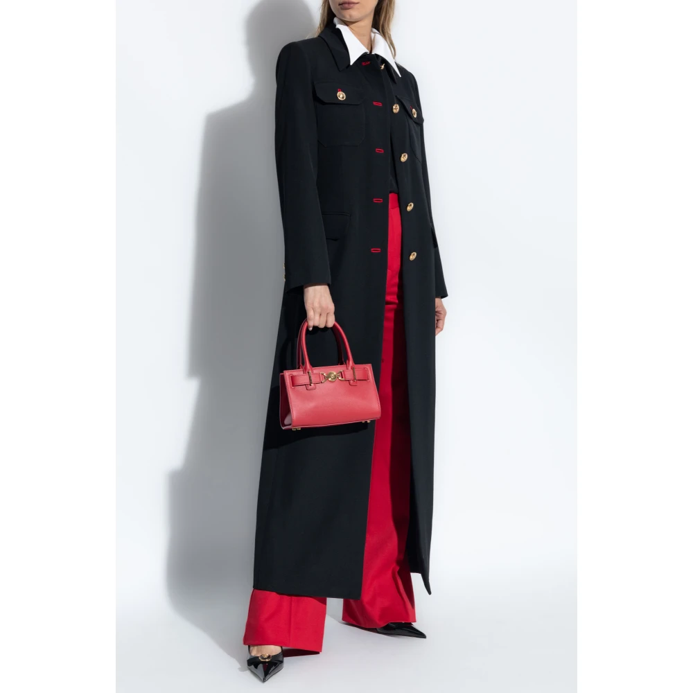 Versace Wollen jas Black Dames