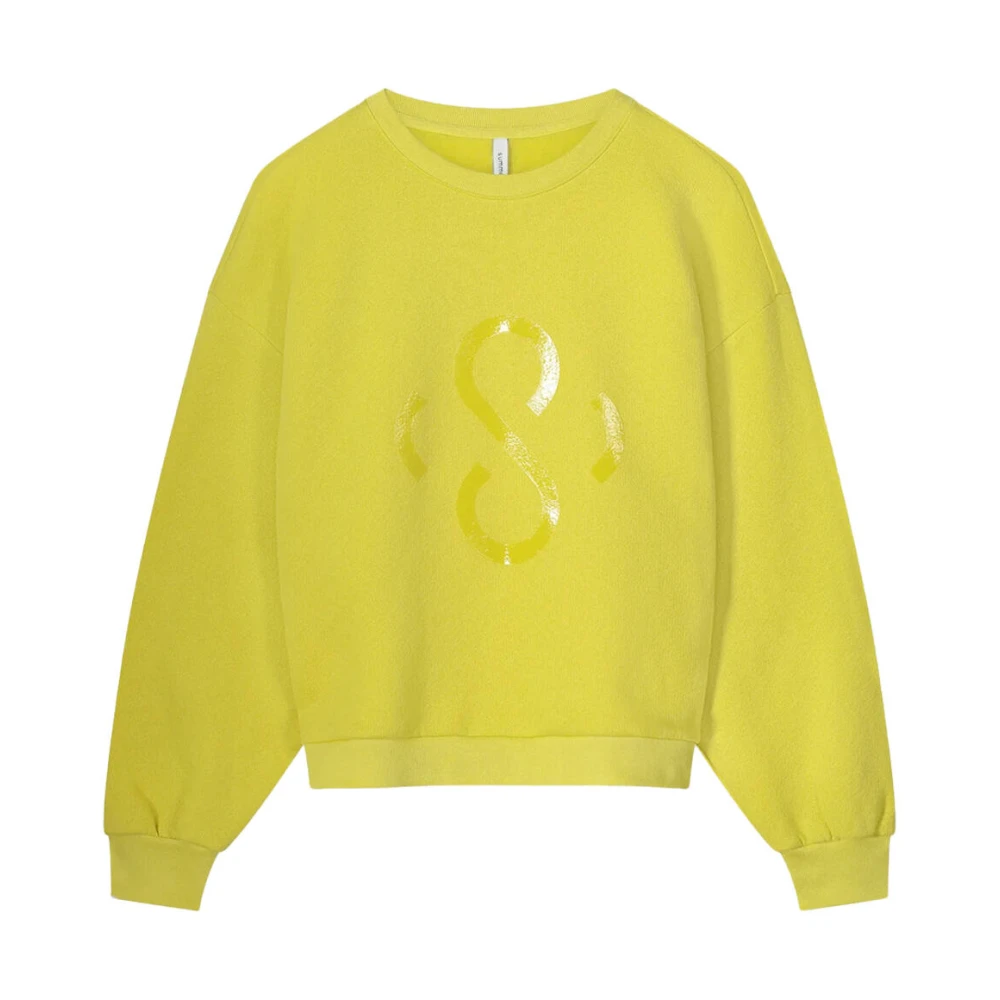 Summum Woman Vintage Sweatshirt 3s5067-30413 Yellow Dames