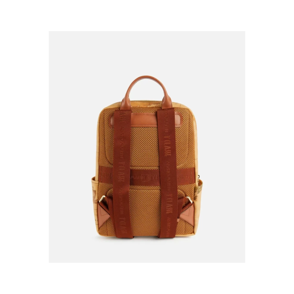 Alviero Martini 1a Classe Geo Classic Natuurlijke Computer Rugzak Beige Heren