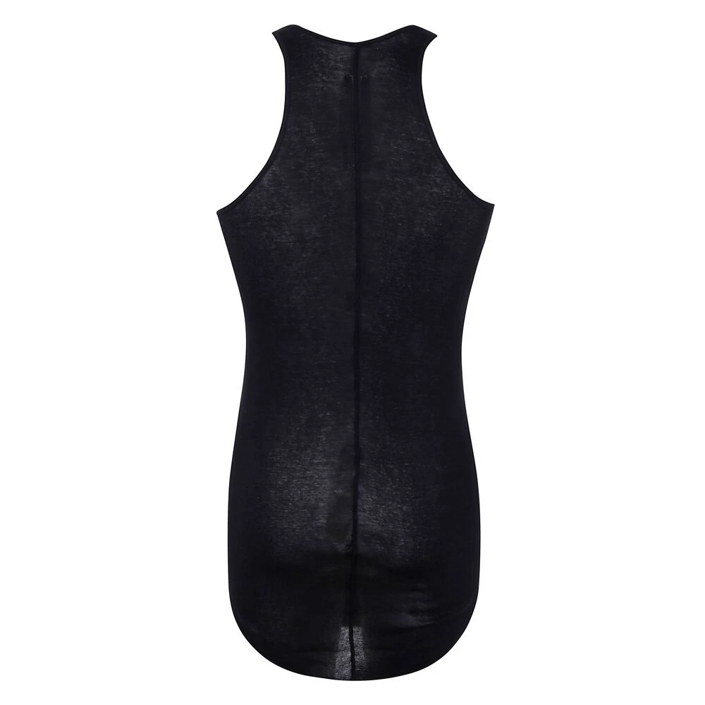 Rick Owens Basic Rib Tank Black Heren