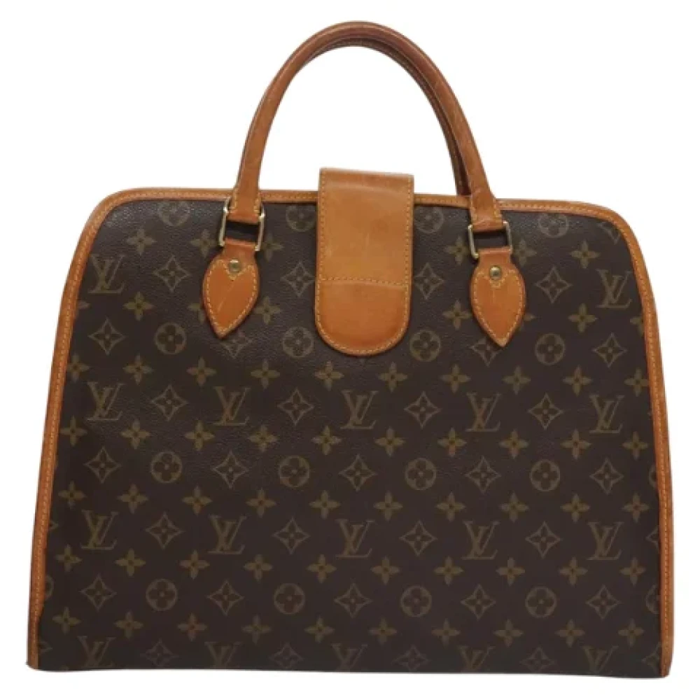 Louis Vuitton Vintage Pre-owned Canvas handbags Brown Dames