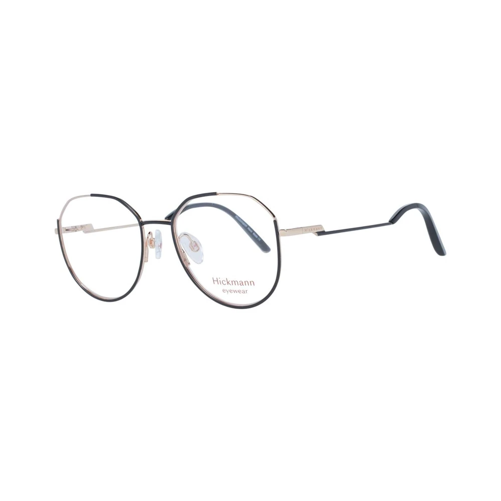 Ana Hickmann Zwarte Metalen Ronde Optische Frames voor Vrouwen Black Dames