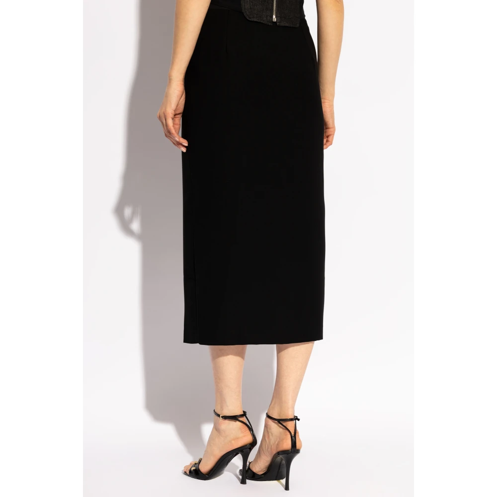 Versace Jeans Couture Rok met logo Black Dames