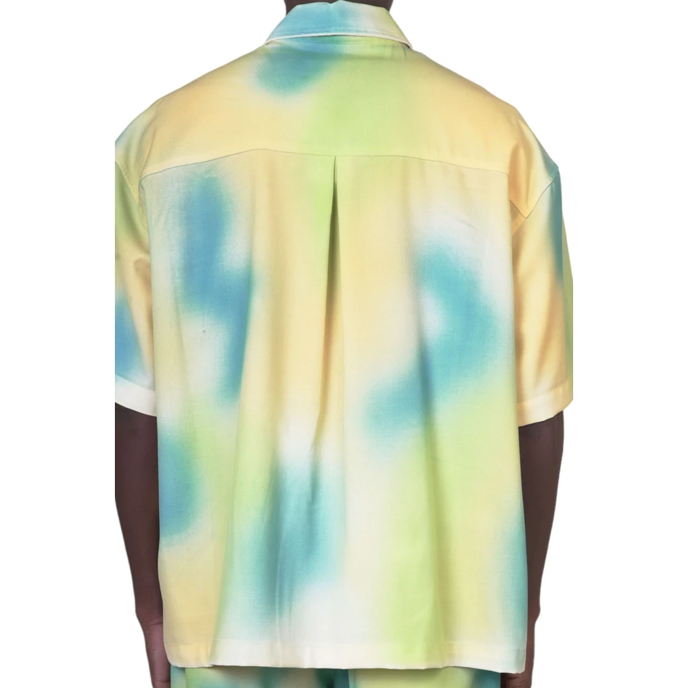 Bonsai Gespoten Crop Shirt Multicolor Heren