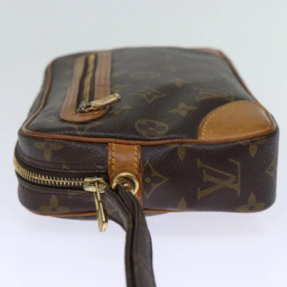 Louis Vuitton Vintage Pre-owned Canvas clutches Brown Dames
