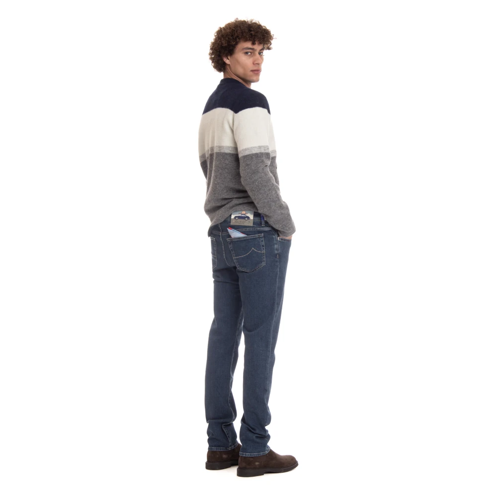 Jacob Cohën Bergvakantie Thema Zacht Garen Sweater Multicolor Heren
