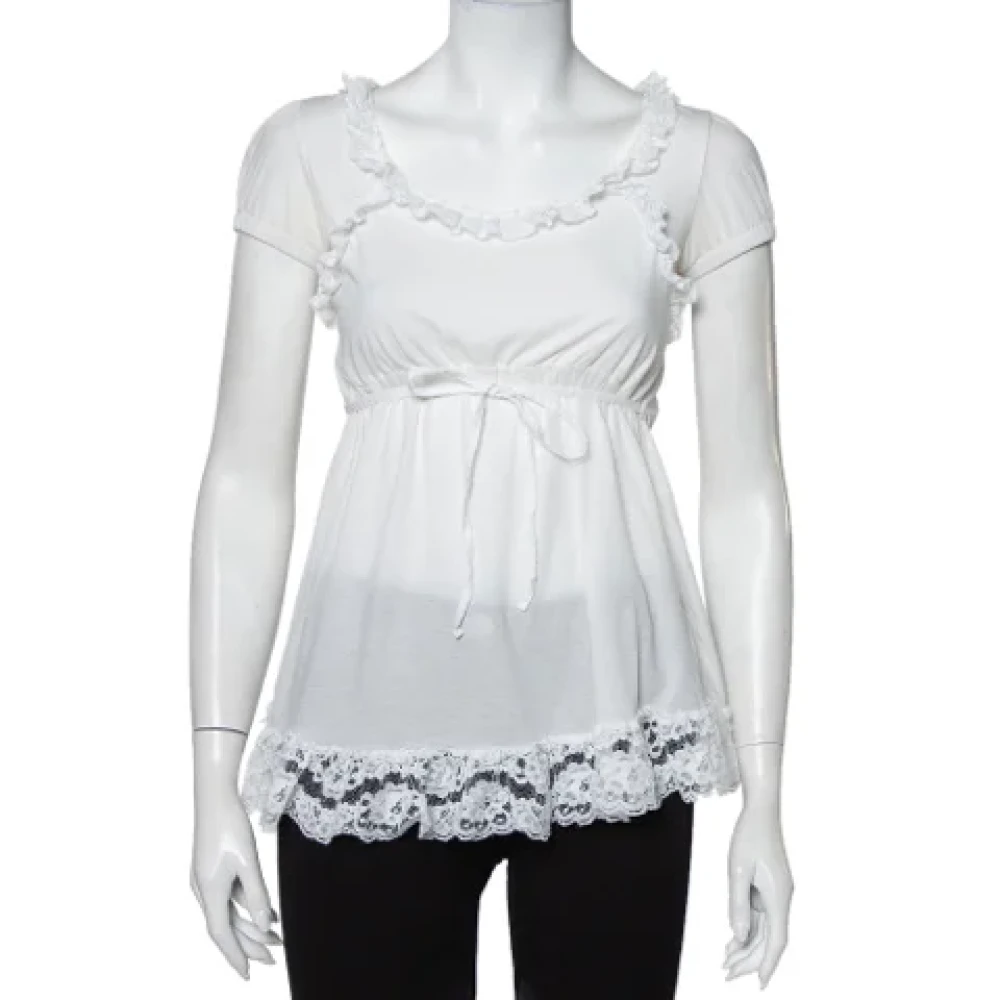 Dolce & Gabbana Pre-owned Knit tops White Dames