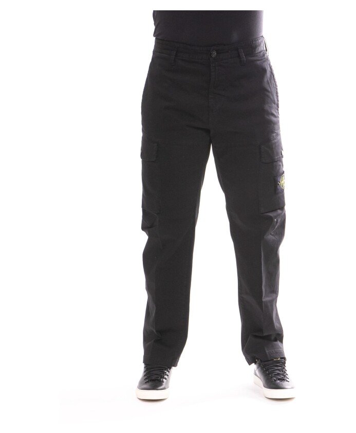 black-cargo-pants-cotton-stretch-satin
