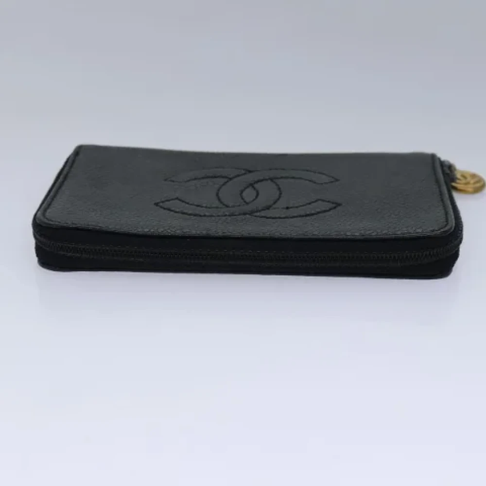 Chanel Vintage Pre-owned Leather key-holders Black Dames