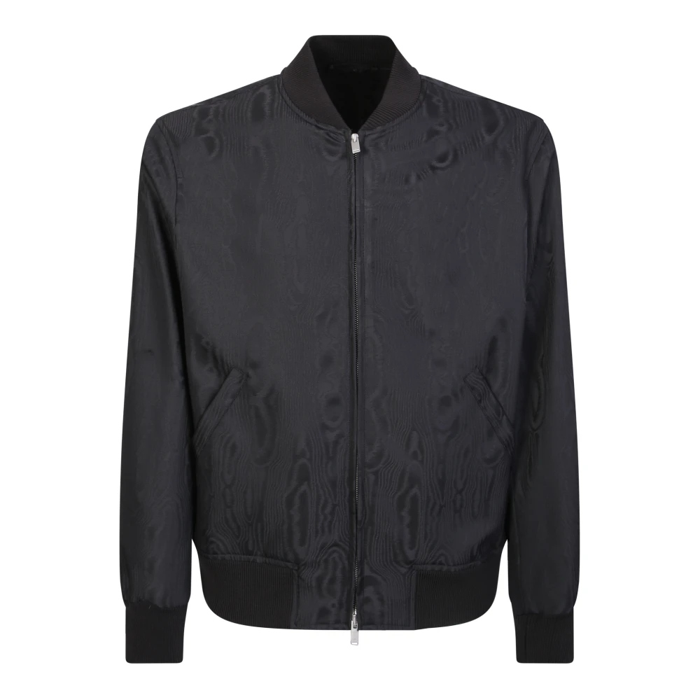 Lardini Men's Black Bomber Jackets, Xl, Attitude Teddy Jacket
