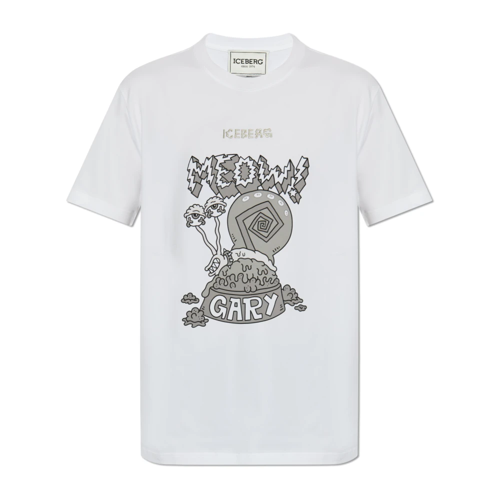 Iceberg - Tops > T-Shirts - White - Iceberg - Modalova
