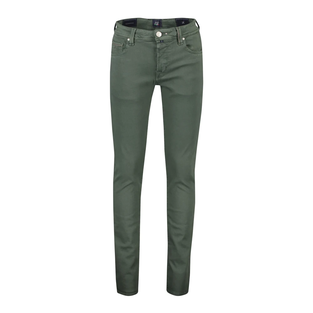 Tramarossa Groene Denim 5-Pocket Jeans Green Heren