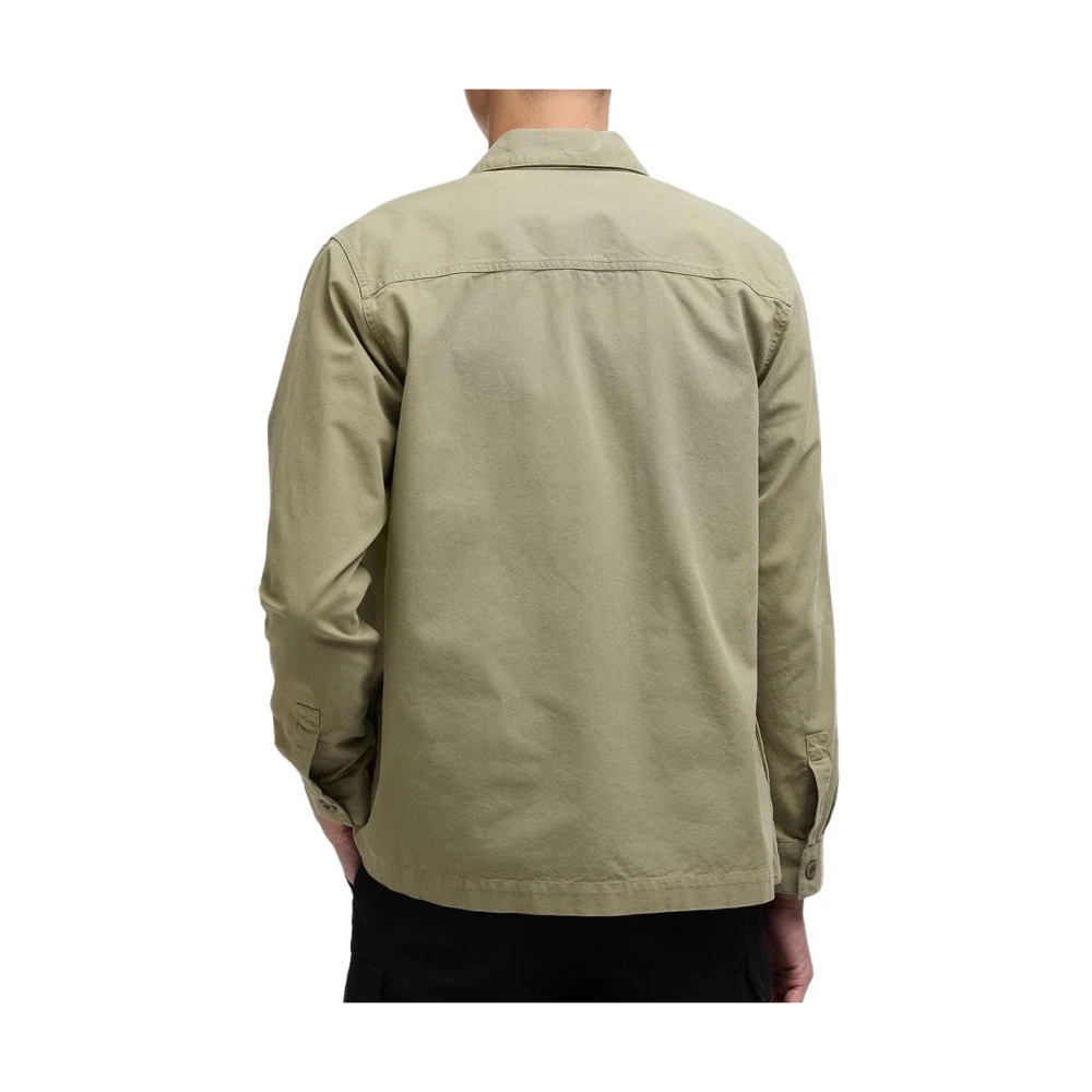 Barbour Groene Katoenen Overshirt Steve McQueen Handtekening Green Heren