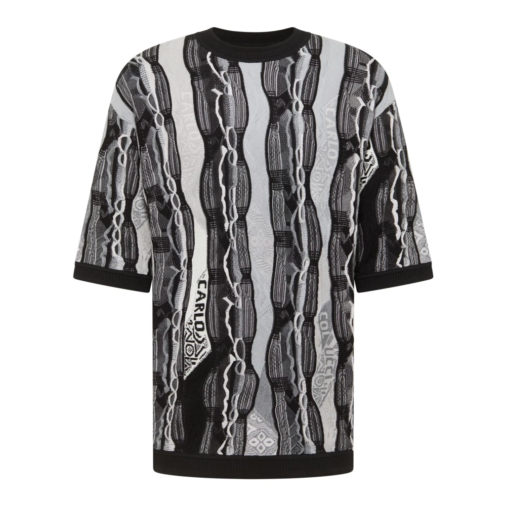 Carlo Colucci Men's 3D Knit T-Shirt