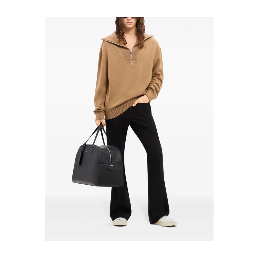 Courrèges Bruine Sweatshirt Aw24 Dameskleding Brown Dames