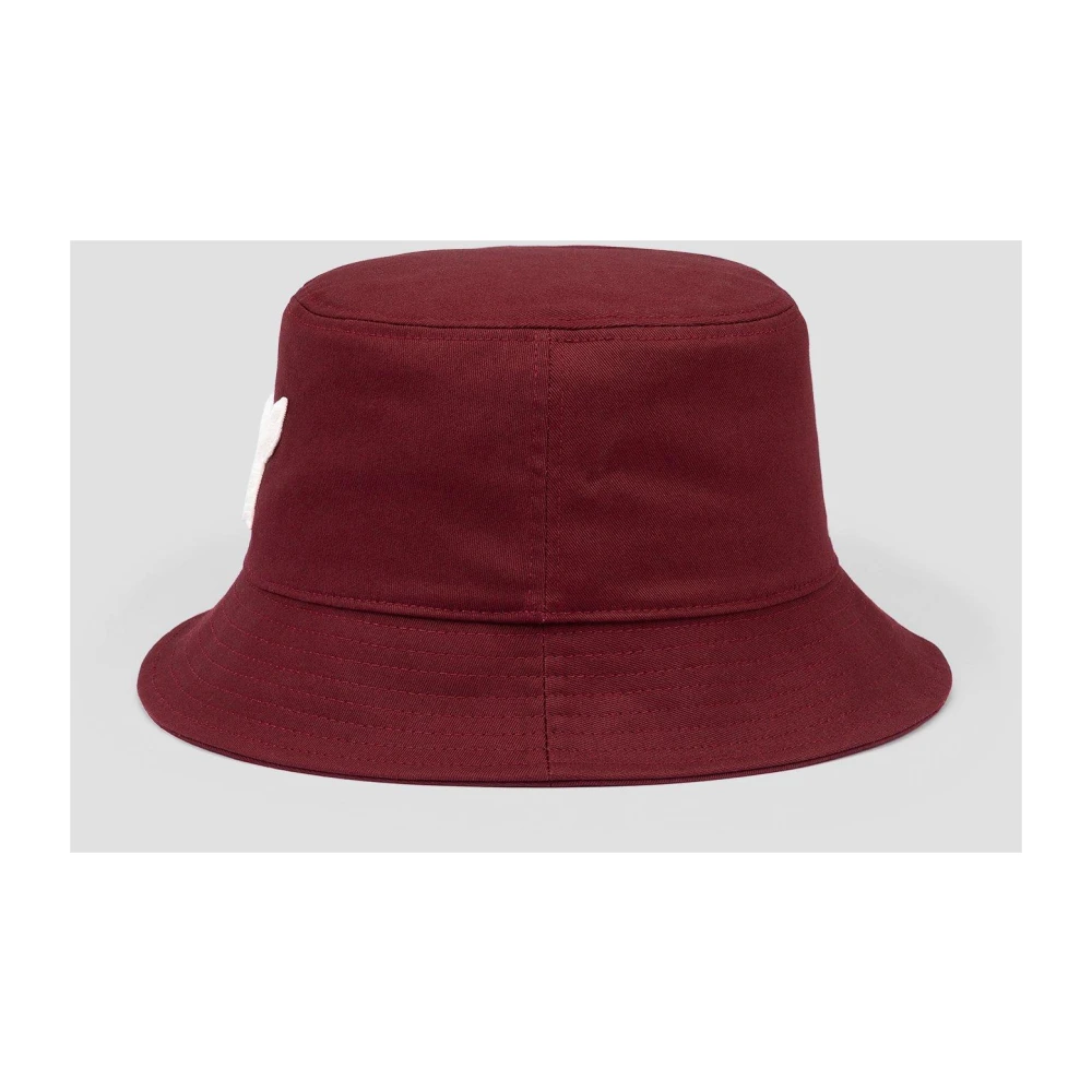 MCM Visserhoed Essential van katoenen keperstof met logo Red Unisex