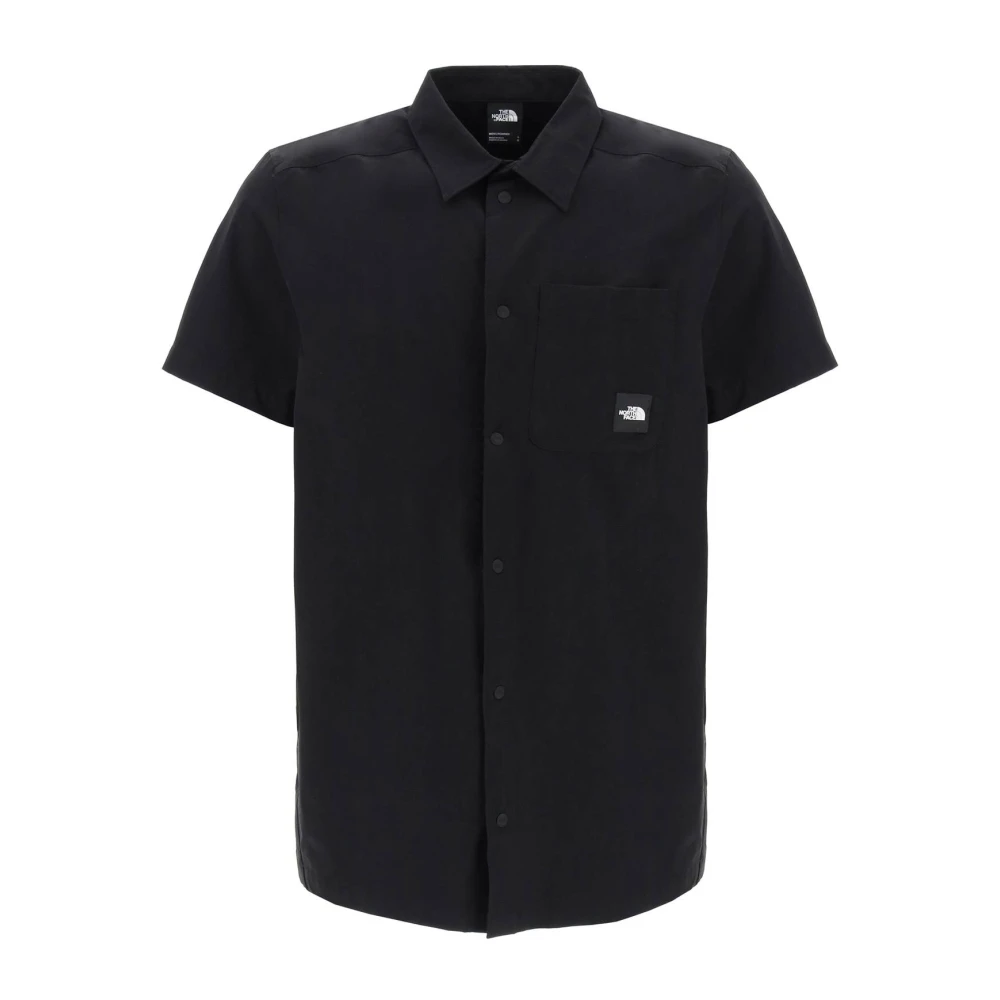The North Face Short Sleeve Shirts Black Heren