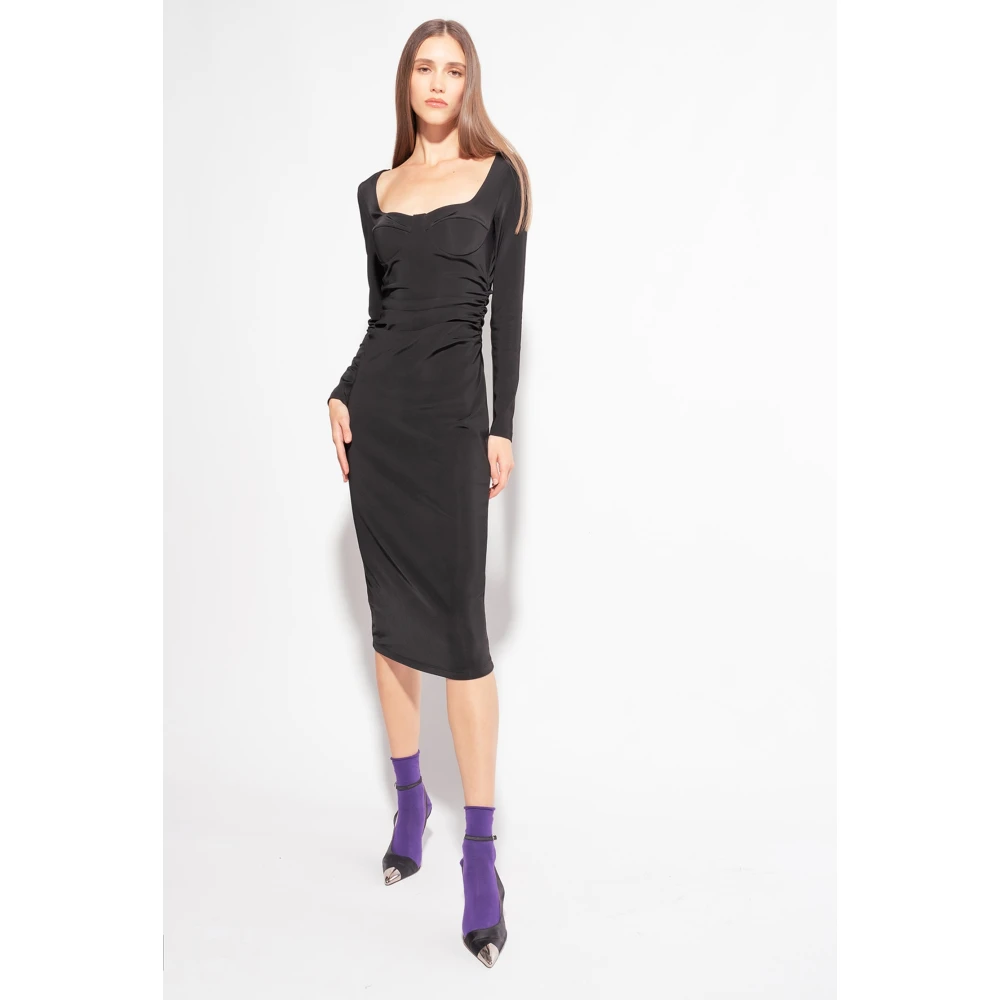 pinko Midi Dresses Black Dames