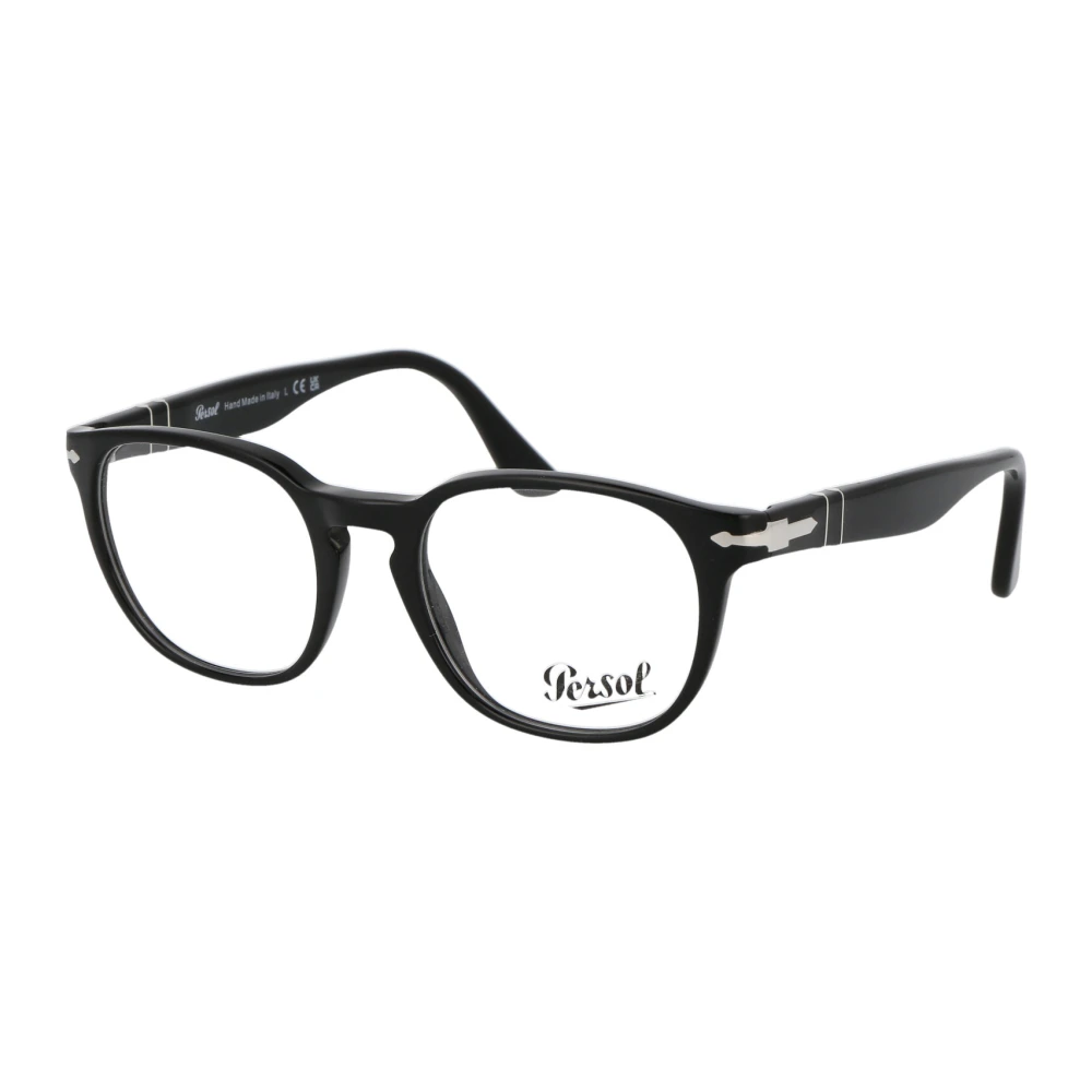 Persol Men's Black Po3283v 95 Man Optical Frames Plastic Squared - Image 2