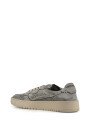 sneakers-gris-clair-cuir-souple-semelle-en-caoutchouc