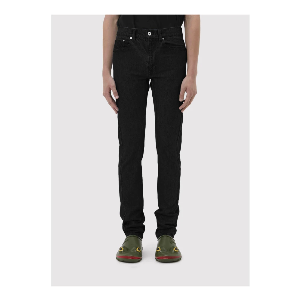 JW Anderson Twisted Jeans Black Heren