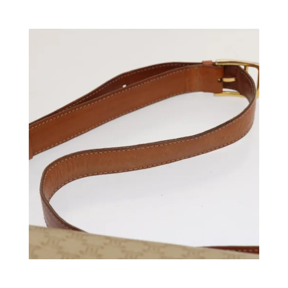 Celine Vintage Pre-owned Canvas celine-bags Beige Dames