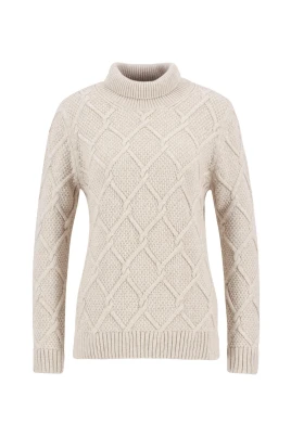 Burne Roll Neck Stickad Tröja
