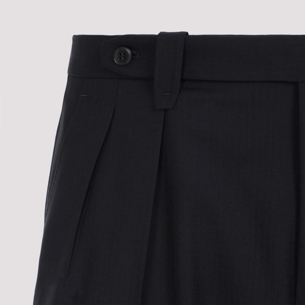 Brioni Midnight Blue Elba Pants Blue Heren