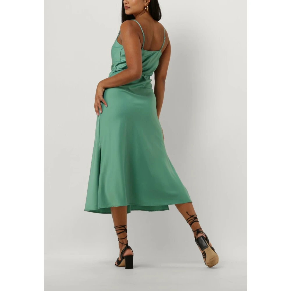 Y.A.S Groene Strapless Lange Jurk Green Dames